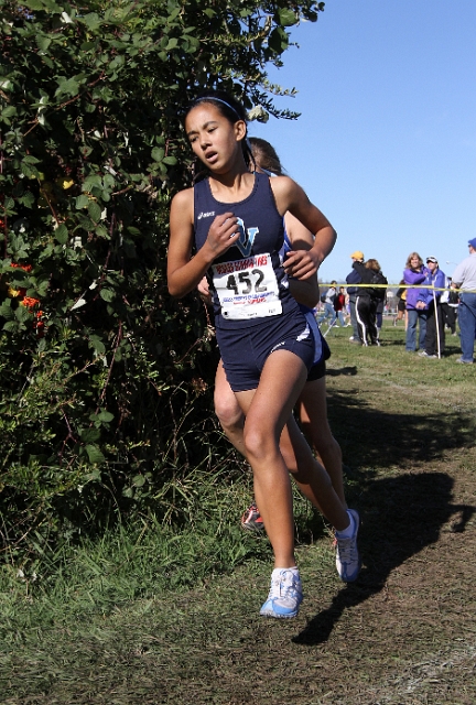 NCS XC D4  Girls-083.JPG - 2009 North Coast Section Cross Country Championships, Hayward High School, Hayward, California
